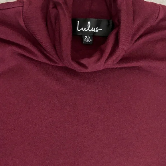 Lulus "Sway, Girl, Sway!" Swing Dress - Wine Red Size XS - Picture 7 of 10